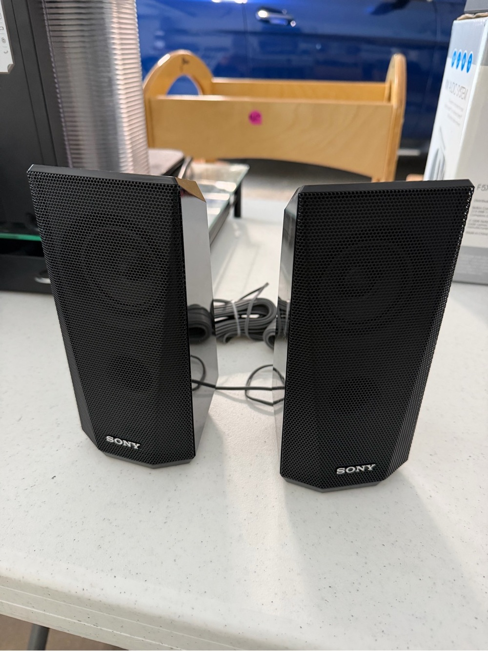 Sony Black Wired Speaker System for home theater - Pair